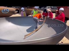 Q345r 2600mm Ellipsoidal Kopf Druckbehälter Edelstahl Geschirr Enden 58mm