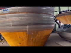 SA516 Gr70 Kegelförmige Tankköpfe Zwei-Phasen-Stahl 25 mm Rohrkappe Edelstahlschüssel