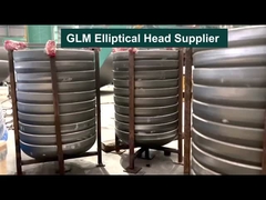 Asme 1000cm 2 bis 1 Elliptikkopf Edelstahl Schüssel Enden warm geformt