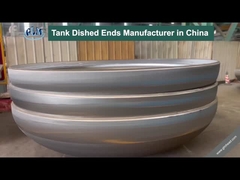 Warmgeformte Plattenköpfe aus Kohlenstoffstahl für die kryogene Industrie