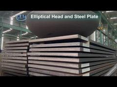 Warmgeformte und kaltgeformte Plattenenden, Kohlenstoffstahlbehälterkopf