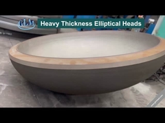 10000 mm heiß geformte elliptische Schüssel End Halbkugel Tankköpfe für Treibstoffbehälter ASME
