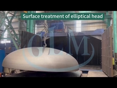 Oberflächenbehandlung von elliptischen Böden in Industriequalität