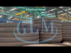 Anpassung nach ASME SA517 Grade A elliptische Schüssel 2: 1 Durchmesser 1300 mm Dicke 30 mm