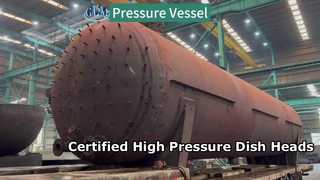 Large horizontal pressure vessels with 100% non-destructive testing of welds