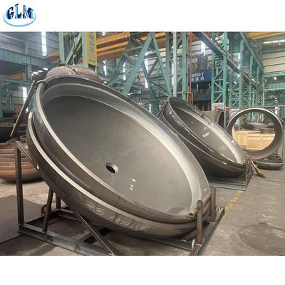 Geschmiedeter elliptischer Dom mit ±0,5 mm Dickentoleranz und 2 mm-300 mm Dicke für Hochtemperaturanwendungen