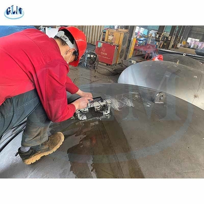 2:1 ASME-Zertifikats SA537 elliptische Stärke Durchmessers 76mm Kopf-8000mm