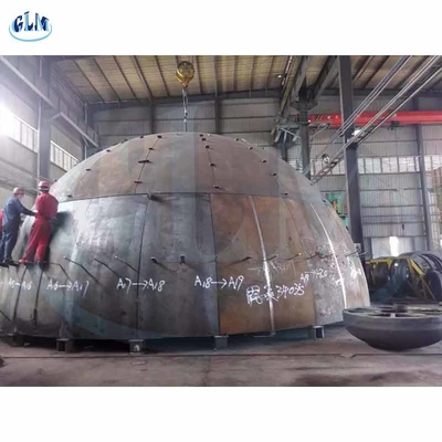 Größere Spezifikation segmentierte hemisphärische Stärke des Behälter-Kopf-32mm
