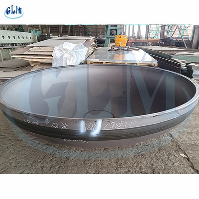 Kohlenstoffstahl-fertigte elliptischer Teller-Kopf Form 89-10000mm besonders an