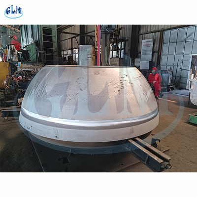 Edelstahl-Kappe polierte elliptische Köpfe für industrielles