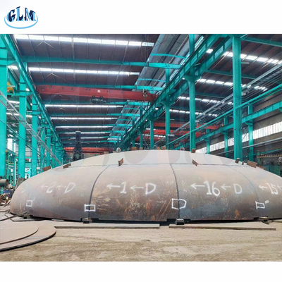 Dia 11000mm 65mm Dicke Kohlenstoffstahl Torisphärische Kopf, Krone, Blütenblätter