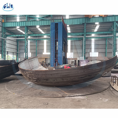 40 mm Dicke Kohlenstoffstahl Ellipsoidischkopf 2:1 Elliptikkopf mit 8000 mm Durchmesser
