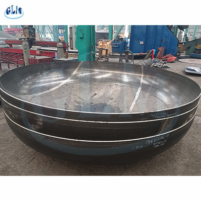 2600 mm Durchmesser 6 mm Dicke Ellipsoidale Schüssel Ende 2: 1 Schüssel Boden