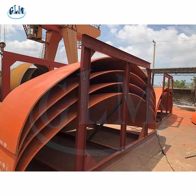 4000 mm Durchmesser 30 mm Dicke Kohlenstoffstahl Halb elliptischer Kopf 2 zu 1