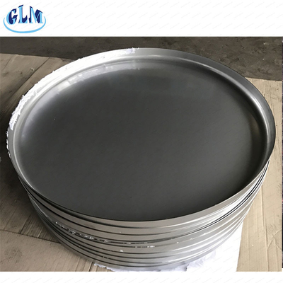 300 mm 2 mm Flachkopf für Druckbehälter Sandstrahlen