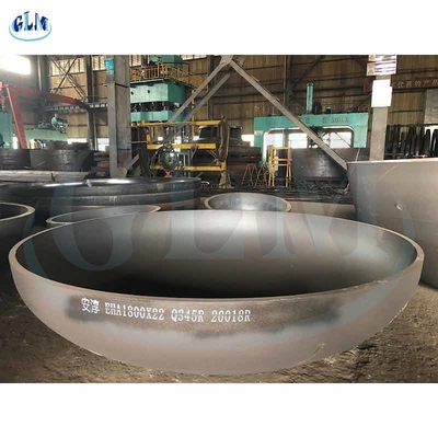 Q345R 1800 mm Durchmesser 300 mm Dicke Druckbehälter Tellerkopf Tellerende Herstellung