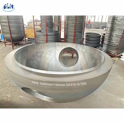 SA516 Gr70N 500 mm Torisphärische Schüssel Kopf Arten der Schüssel Ende Druckbehälter