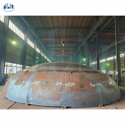 Q235B SS304 800mm Halbkugel Tankköpfe Formieren Stahl Hemisphäre