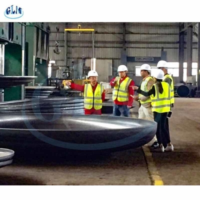 500 mm bis 1600 mm Halbkugel Tankköpfe Halbkugel Kohlenstoffstahl 16Mn