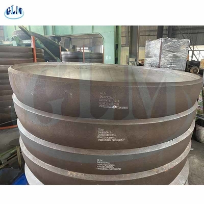 Q235 89mm 100mm Torisphärischer Kohlenstoffstahl Halbleibkopf für Rohrbelag