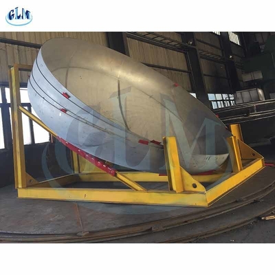 30 mm ASME Q345A Kugelköpfe 2 mm Edelstahl-Tank für Reaktionskessel