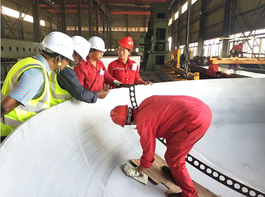 SS304L 300mm Schleifkopf für Tanks End Formung Heißpressen für Kessel OEM