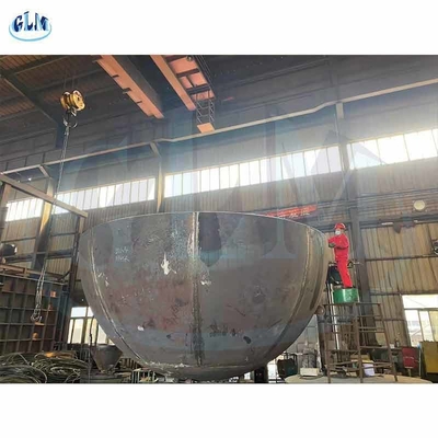 hemisphärischer Kopf 6400mm Durchmesser-SA516 GR70 20mm dick