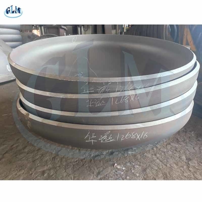 Stärke der Kohlenstoffstahl-elliptische Behälter-Kopf-1268mm des Durchmesser-16mm