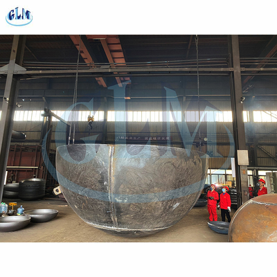 Durchmesser 20mm der Kohlenstoffstahl-segmentierter Behälter-Kopf-4800mm stark