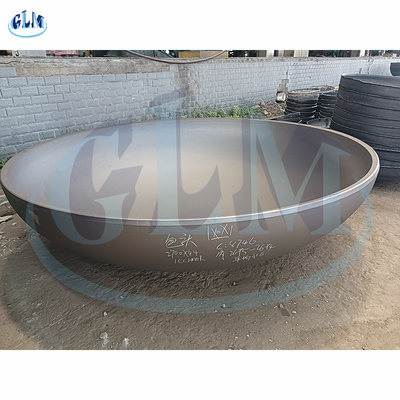 Kohlenstoffstahl-2:1 elliptische Stärke des Behälter-Kopf-2700mm des Durchmesser-44mm