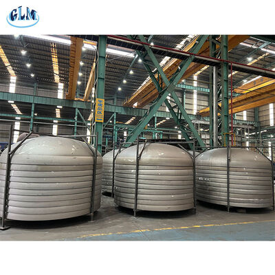 Gewölbter Boden mit 2-300mm Dicke und polierter Oberflächenbehandlung für 10% Reduktionsverhältnis in petrochemischen Anwendungen