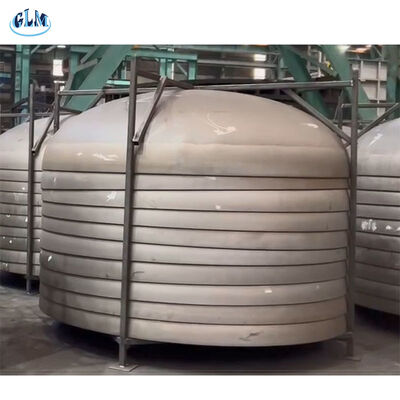 ISO9001-zertifizierter elliptischer Dom mit 2-300 mm Dicke und 10 % Reduktionsverhältnis für Druckbehälter
