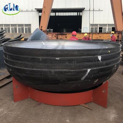 Randvorbereitung Druckbehälter Klöpperboden mit ET-Prüfung und ASME Section VIII Konformität für industrielle Anwendungen