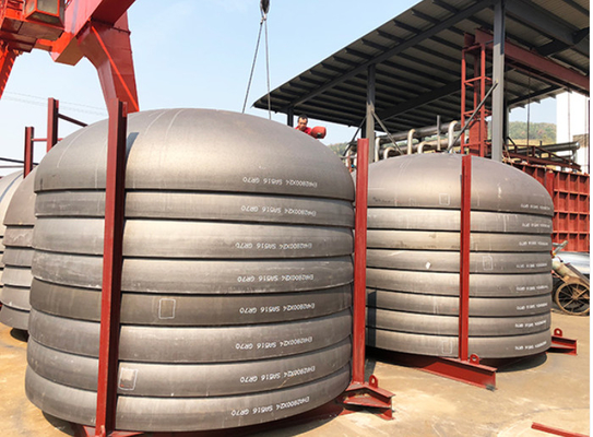 3600mm As516 Gr 70 Ellipsoidale Schüssel End Asme Ellipsoidale Kopf Abmessungen für Ölgasbehälter